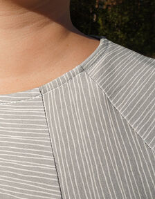 Jerseykjole med 3/4 ærme